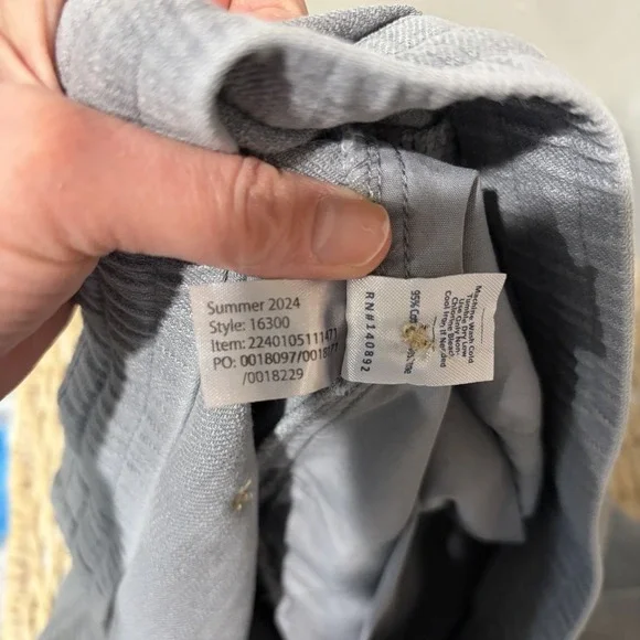 Marine Layer Casual XL Men's Gray Drawstring Waist 6" Cam Jacquard Shorts Beach - Picture 8 of 8